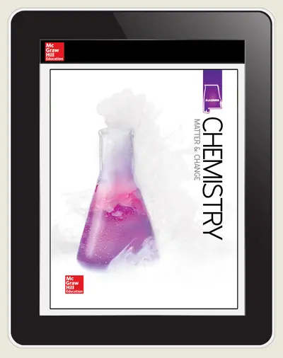 Chemistry Matter & Change, AL, eStudent Edition, 1-year subscription