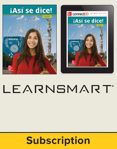Asi se dice Level 1, Student Suite with SmartBook, 6-year subscription