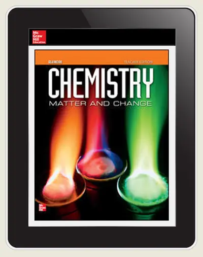 Chemistry Matter & Change, Student Embedded LearnSmart, 1-year subscription