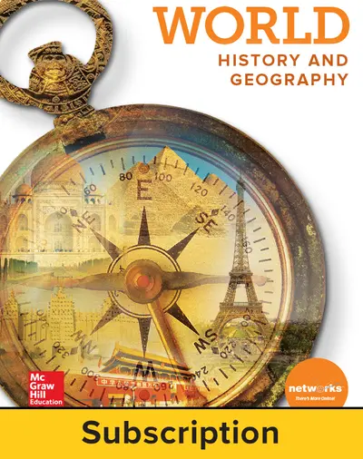 World History and Geography, Student Learning Center, 1-year subscription