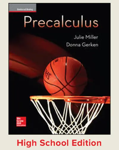 Miller, Precalculus, 2017, 1e, Student Edition, Reinforced Binding