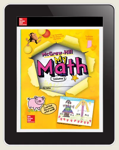 McGraw-Hill My Math Grade 1 Indiana Online Teacher Center 1-year subscription