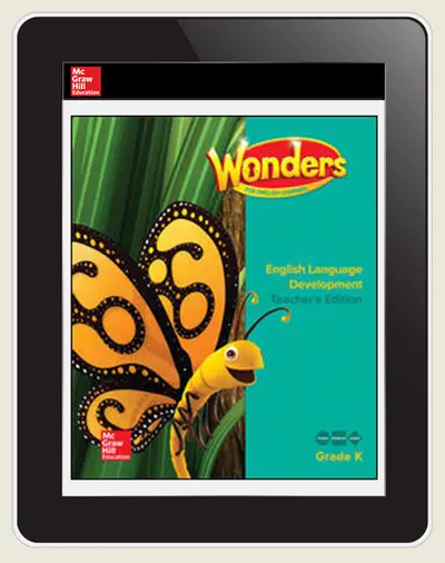 Wonders for English Learners Grade K Student Workspace 7 Year Subscription