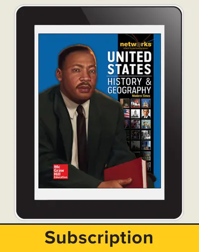 United States History and Geography, Student Embedded LearnSmart, 7-year subscription
