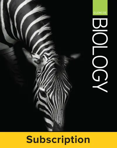 Glencoe Biology, Complete Student Bundle, 1-year subscription