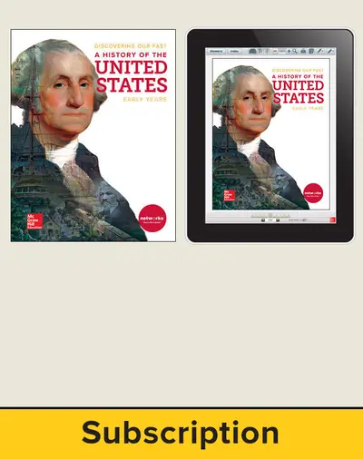 Discovering Our Past: A History of the United States-Early Years, Student Suite with SmartBook Bundle, 6-year subscription