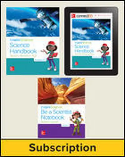 Inspire Science 2.0 Grade 5, Deluxe Student Bundle with Print Be a Scientist Notebook, Print Science Handbook and Online Student Learning Center, 5 Year Subscription