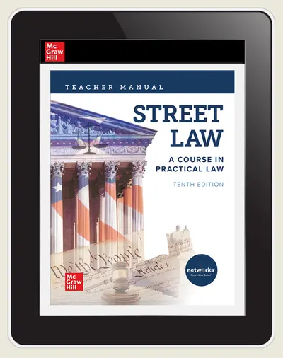 Street Law: A Course in Practical Law, Online Teacher Edition, 1-Year Subscription