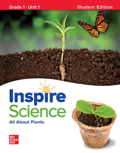 Inspire Science Grade 1, Leveled Reader, Parts of Plants Approaching Level