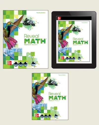 Reveal Math Course 3, Teacher Bundle, 6-year subscription