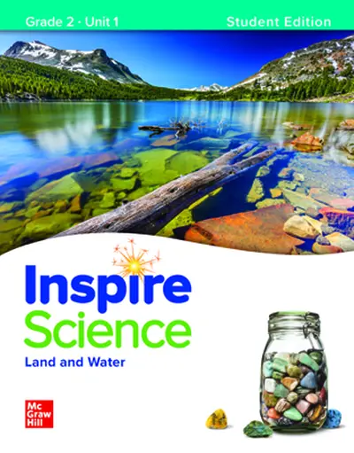 Inspire Science Grade 2, Leveled Reader, Different Kinds of Land Approaching Level