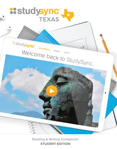 StudySync Grade 7 Texas Standard Single Bind Student Bundle - 8 years (Print and Digital)