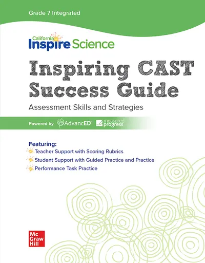 California Inspire Science: G7 Integrated Inspiring CAST Success Guide