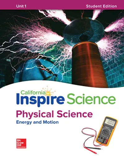 California Inspire Science: Physical G8 Comprehensive Student Bundle 1-year subscription