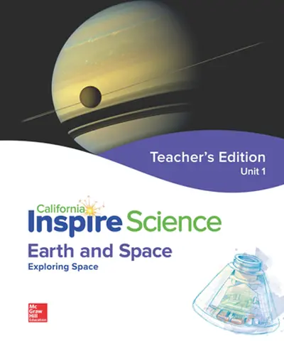 California Inspire Science: Earth & Space G6 Teacher Edition 4 Unit Bundle