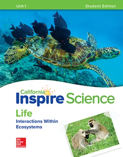 California Inspire Science: Life G7 Student Edition 4 Unit Bundle