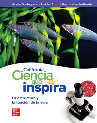 California Inspire Science: G6 Integrated Student Edition 4 Unit Bundle