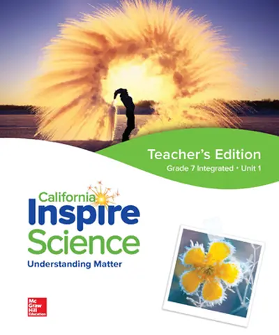 California Inspire Science: G7 Integrated Teacher Edition 4 Unit Bundle