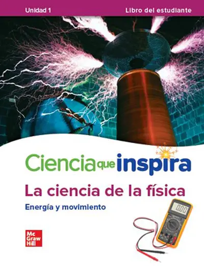 California Inspire Science: Physical  Comprehensive SPANISH Student Bundle 8-year subscription