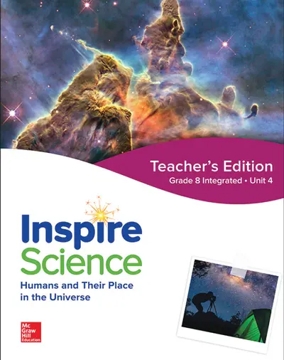 Inspire Science: Integrated G8 Teacher Edition Unit 4