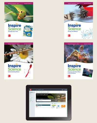 Inspire Science: Integrated G8 Comprehensive Student Bundle 1-year subscription