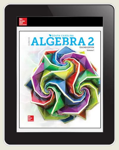 Glencoe Algebra 2, South Carolina eStudent Edition, 1-year subscription