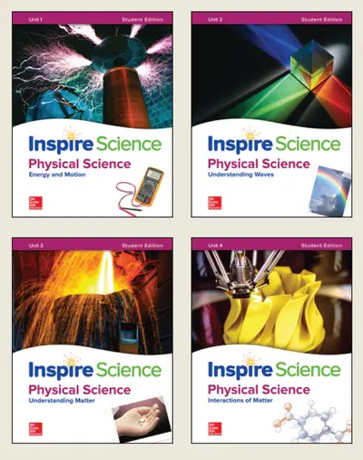 Inspire Science: Physical Write-In Student Edition 4 Unit Bundle