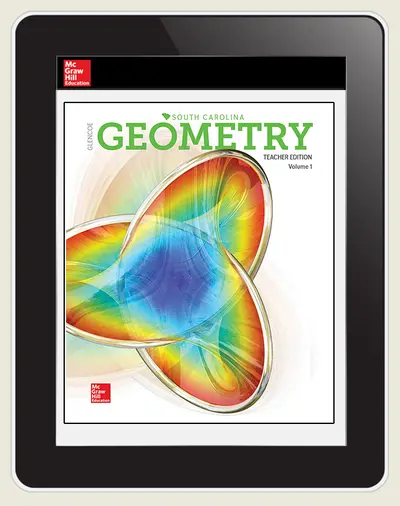 Glencoe Geometry, South Carolina eStudent Edition, 6-year subscription