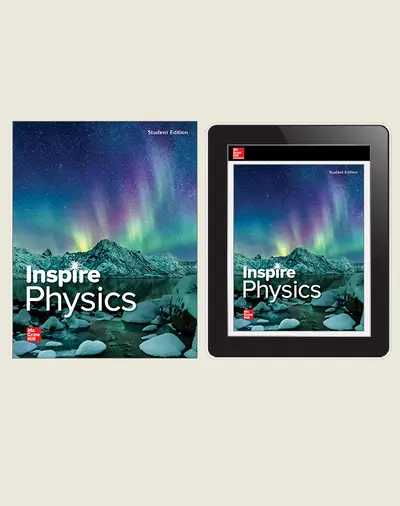 Inspire Science: Physics, G9-12 Comprehensive Student Bundle, 5-year subscription