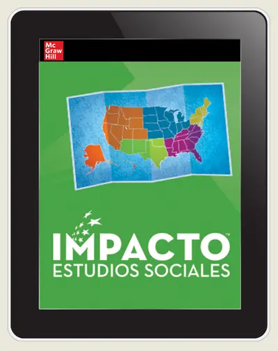 IMPACTO Social Studies, Regiones de Estados Unidos, Grade 4, Online Student Center, 1-year subscription
