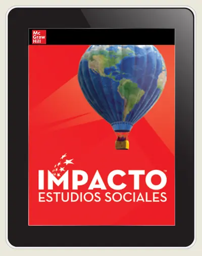 IMPACTO Social Studies, Nuestro lugar en el mundo, Grade 1, Online Student Center, 1-year subscription