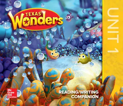 Wonders Texas Grade K Reading Writing Companion 8 year print