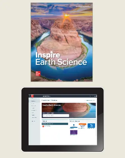 Inspire Science: Earth, G9-12 Comprehensive Student Class Set (70 eSE 35 print SE), 1-year subscription
