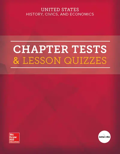 United States History, Civics, and Economics, Grade 6, West Virginia, Chapter Tests and Lesson Quizzes