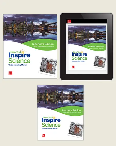 Inspire Science, NY, Grade 7 Integrated, Online Teacher Edition, 1-year subscription