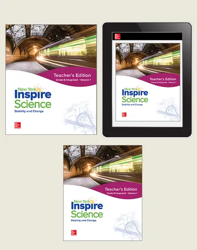 Inspire Science, NY, Grade 8 Integrated, Online Teacher Edition, 6-year subscription