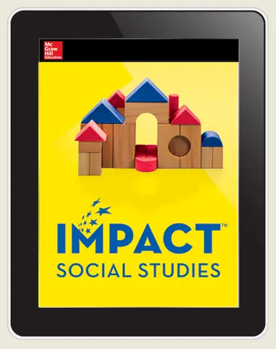 IMPACT Social Studies, Learning and Working Together, Grade K, Online Teacher Center, 6-year subscription