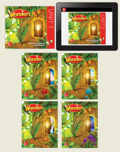 Wonders grade 1 comprehensive student bundle with 6 year subscription