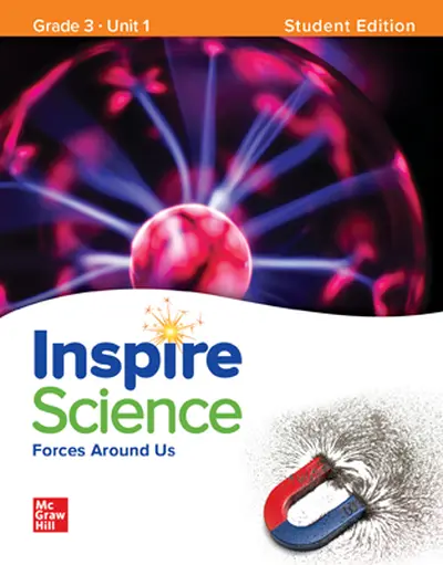 Inspire Science, Grade 3 Online Student Center with Print Student Edition Units 1-4, 8 Year Subscription