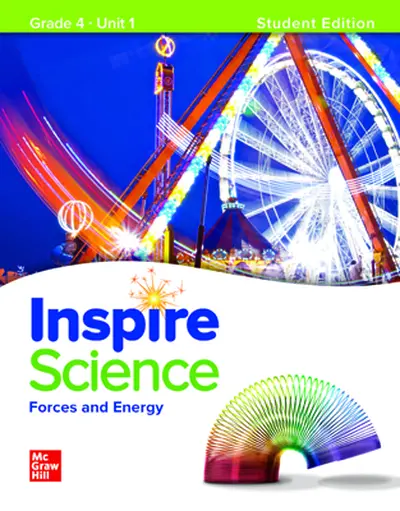 Inspire Science, Grade 4 Online Student Center with Print Student Edition Units 1-4, 8 Year Subscription