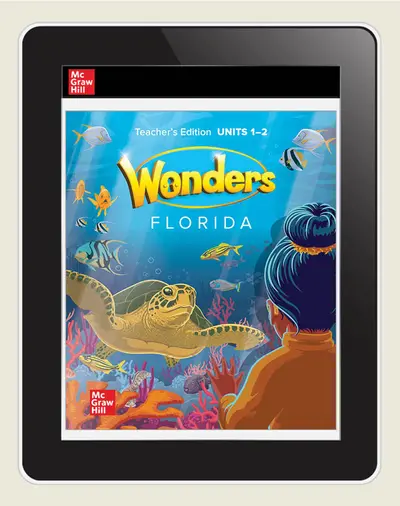 Wonders Grade K Florida Teacher's Edition  Units 1 and 2