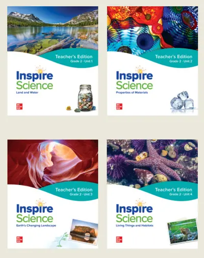 Inspire Science Grade 2, Print Teacher's Edition Bundle (Units 1-4)