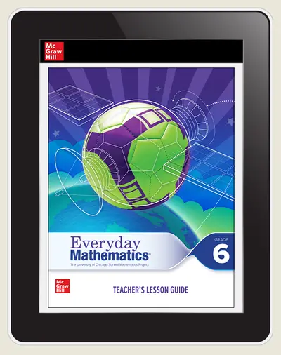 Everyday Mathematics 4 c2020 National Teacher Center Grade 6, 3-Year Subscription