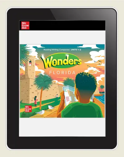 Wonders Grade 4 Florida Reading Writing Companion  Units 1 and 2