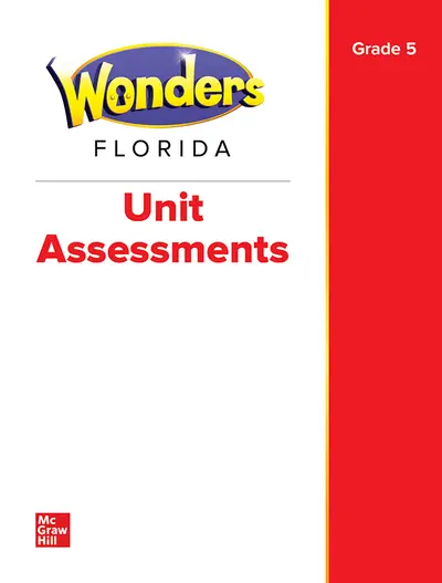 Wonders Grade 5 Florida Unit Assessments