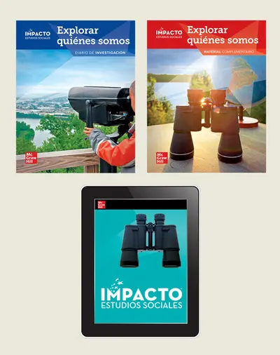IMPACTO Social Studies, Explorar quiénes somos, Grade 2, Foundational Print & Digital Student Bundle, 6 year subscription