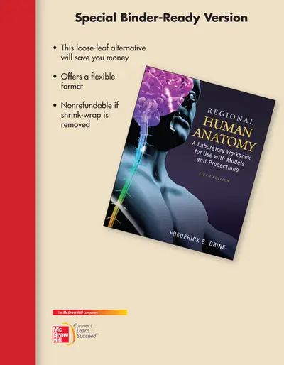 Regional Human Anatomy:  A Laboratory Workbook for Use With Models and Prosections