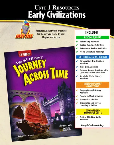 Journey Across Time, Unit Resources 1