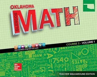 Glencoe Math, Course 2, Oklahoma, Teacher Walkaround Edition, Volume 1