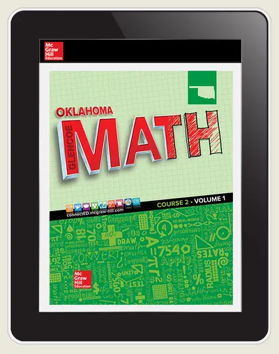 Glencoe Math, Course 2, Oklahoma, eTeacher Edition online, 1-year subscription